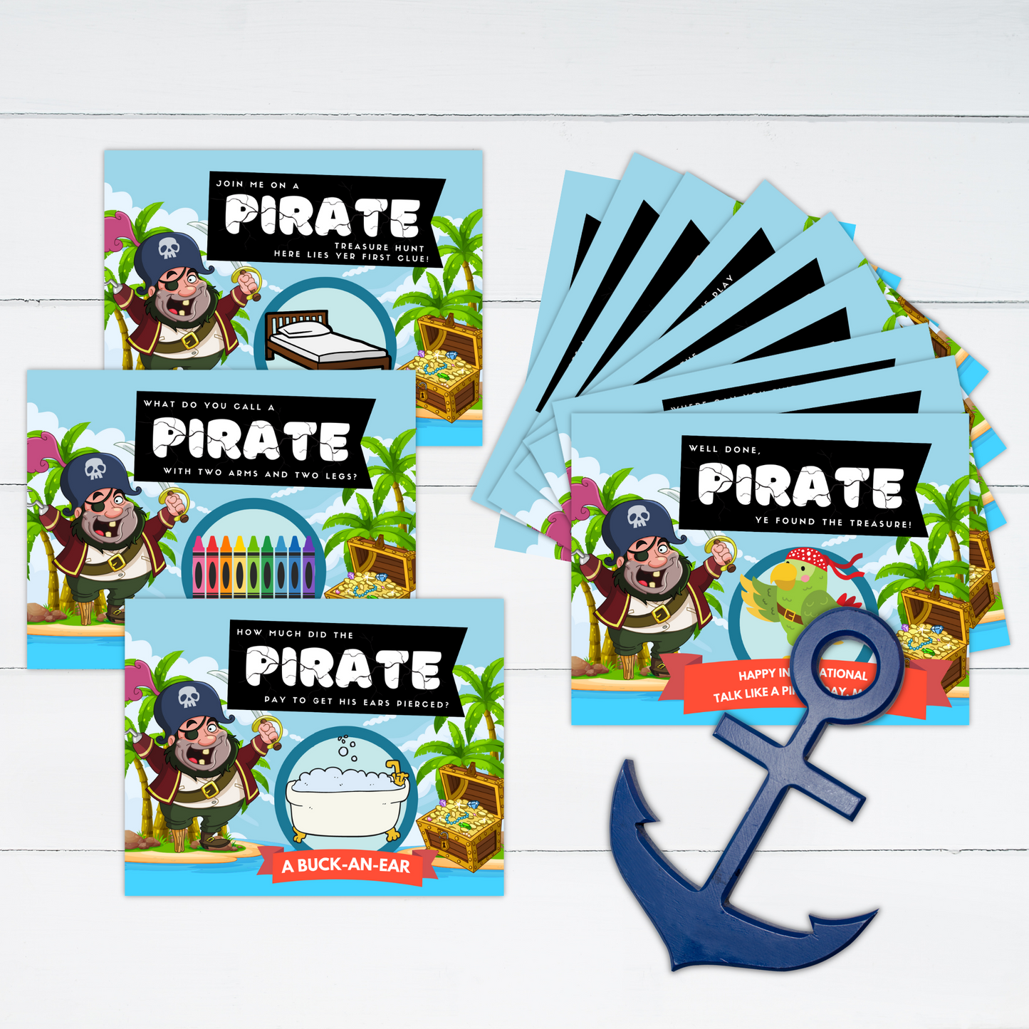 Talk Like a Pirate Day Treasure Hunt - Print at home or 1-hour photo