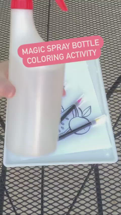 Video tutorial of how to do Magic Spray Bottle Art