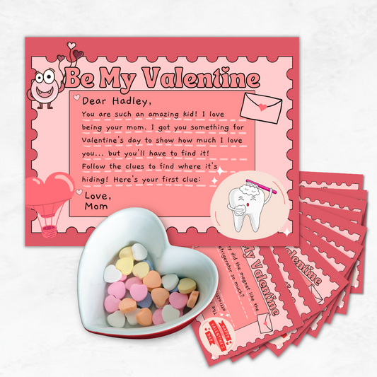 Valentine's Day Treasure Hunt | Easy/Med/Hard/Personalized