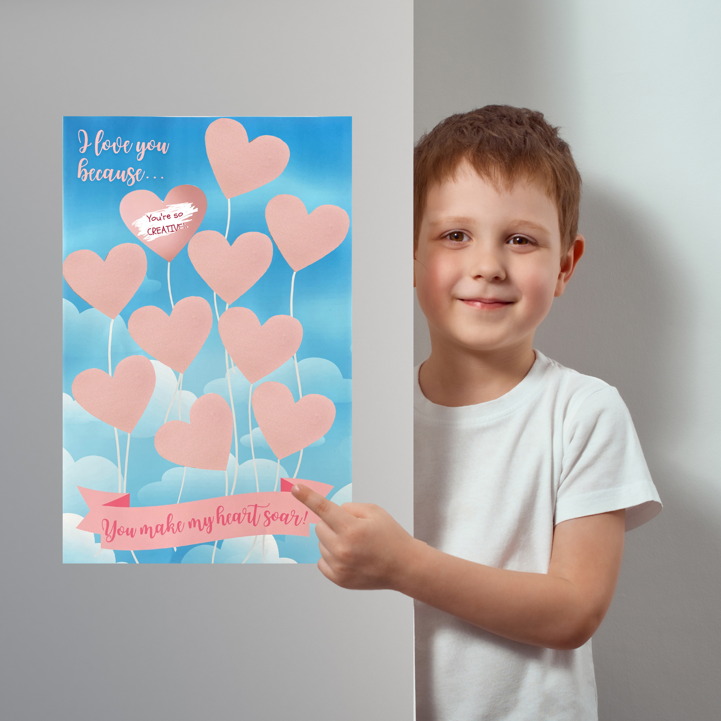 "I Love You" Scratch-off Poster | 2 Designs