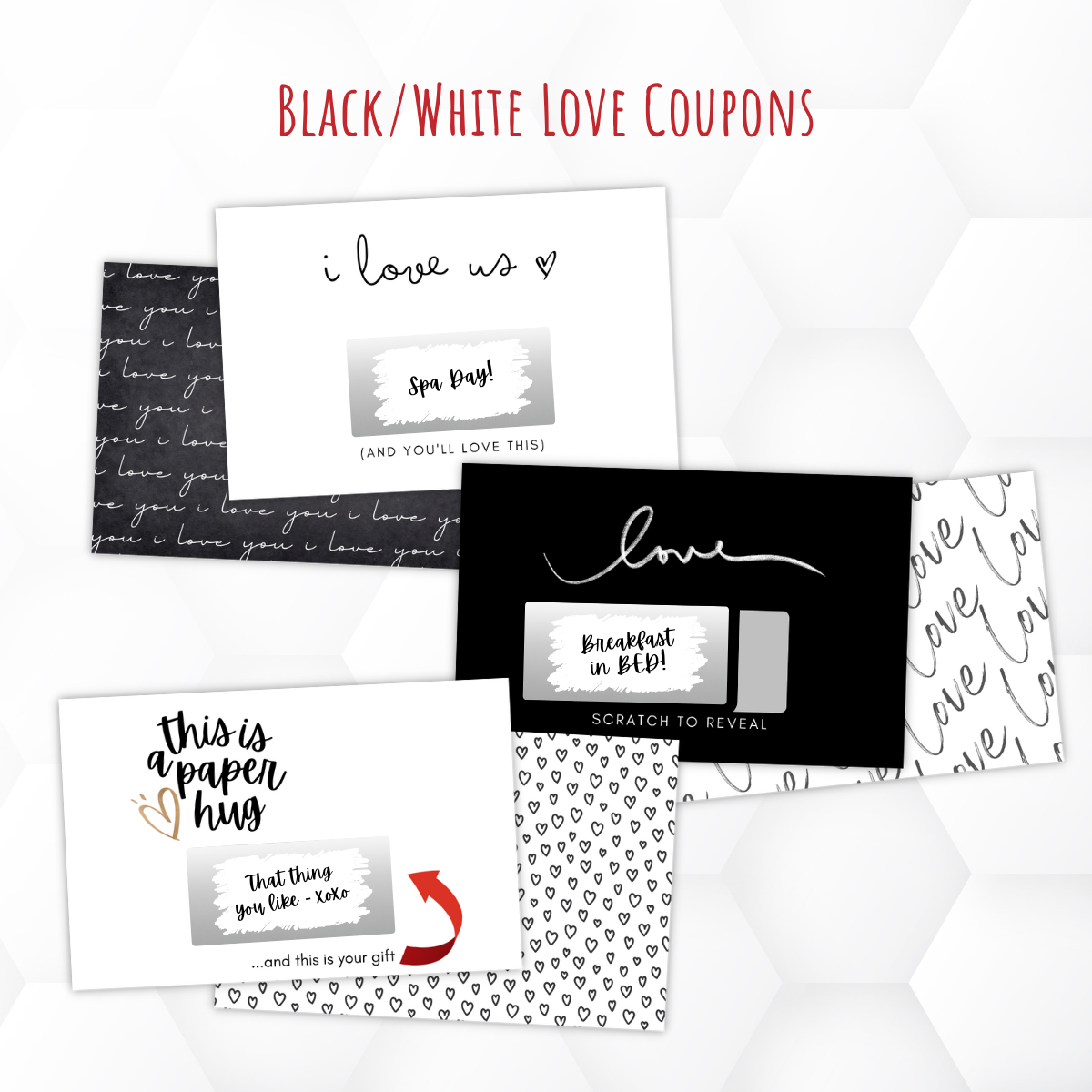 Scratch-off Love Coupons & Valentines